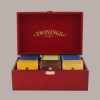 Scatola Legno 6 Scomparti + 60 Filtri Tè The Tea Assortiti Twinings [6765ff62]
