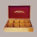 Scatola Legno 8 Scomparti + 80 Filtri Tè & Infusi Assortiti Twinings [fcfce9bc]