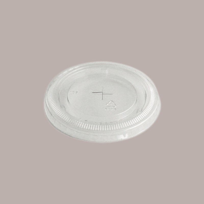 50 Bicchiere PLA BIO 500cc con Coperchio Piatto Taglio Croce [06ad05b4]