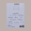 Scatola Porta Cioccolatini Quadretto in Carta Seta Bianco 240x50H30mm 10 pezzi [bc4f3f26]