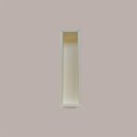 Scatola Porta Cioccolatini Quadretto in Carta Seta Bianco 360x50H30mm 10 pezzi [3143691b]