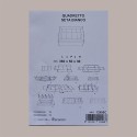 Scatola Porta Cioccolatini Quadretto in Carta Seta Bianco 360x50H30mm 10 pezzi [3be3e727]