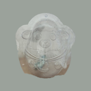 1 Kit Stampo Plastica 3D Agnello con Campana Cioccolato 310g