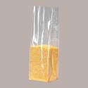 50 Pz Sacchetto Polipropilene Fondo Carta PLP 80+50H240mm [8af58f35]