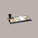 50 Pz Monoporzione Piatto Quadrato Komodo Finger Food in Polpa di Cellulosa Bio 90x90 mm [3a61b57c]