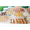 60 Pz Monoporzione Bijoux Quadrato Finger Food Plastica Trasparente 60cc [cc0c29e9]