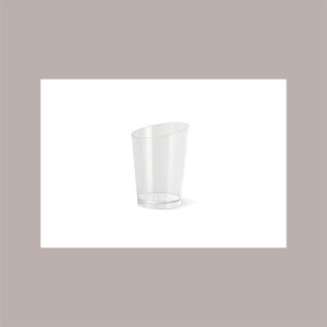 60 Pz Monoporzione Bijoux Tondo Alto Finger Food Plastica Trasparente 60cc [e5dab574]