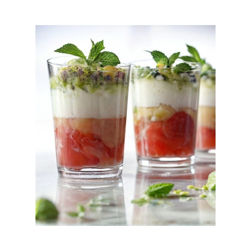 60 Pz Monoporzione Bijoux Tondo Alto Finger Food Plastica Trasparente 60cc [8be1377d]