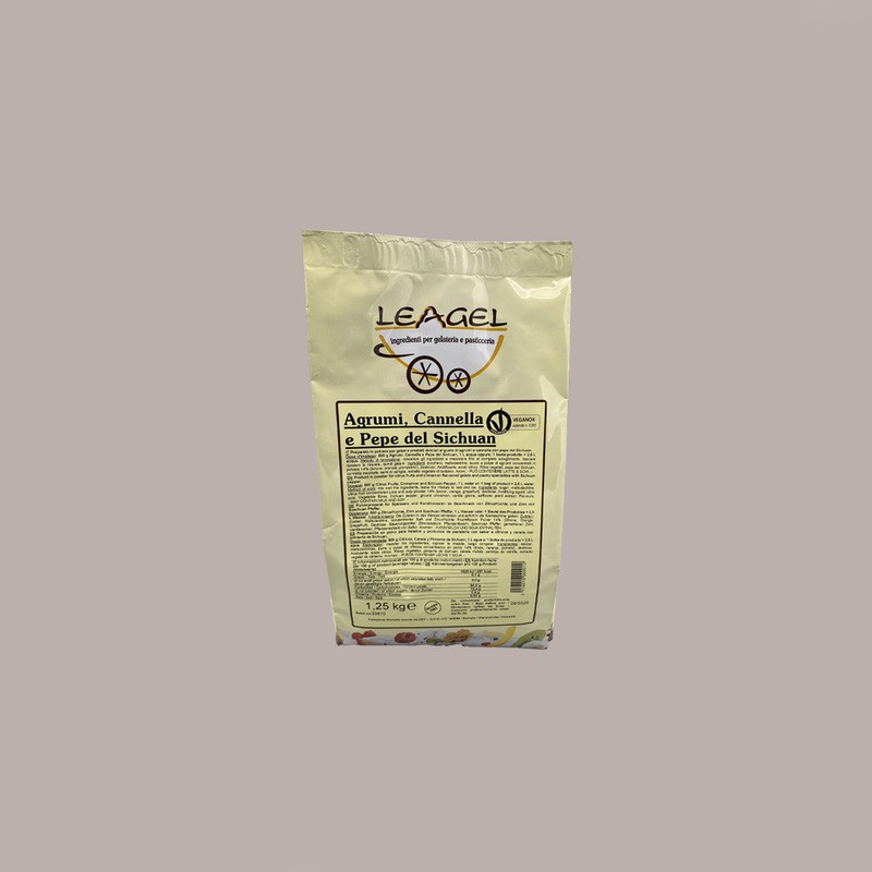 1,25 Kg Preparato per Gelato Easy al Gusto di Agrumi Cannella e Pepe del Sichuan Leagel [6c54f95c]