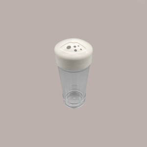 1 Pz Dosatore PS Trasparente con Tappo Bianco Ideale per Granelle PoloPlast [be3a982e]