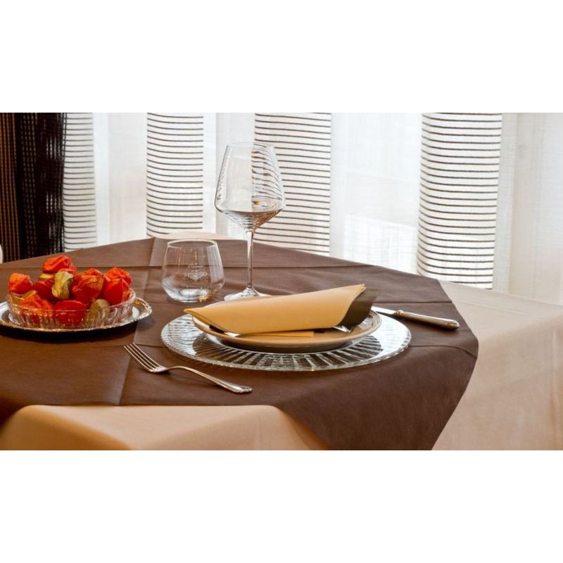 25 Pz Tovaglia Tessuto non Tessuto TNT Bianca 45 gr 100x100 cm [ed0caca1]