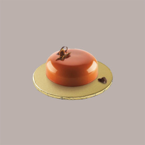 3 Pz Sottotorta Tondo Alto Ideale per Cake Design in Cartoncino Rigido Oro Dm 20H1 cm