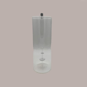1 Pz Porta Coni Rovesci a Tubo in Plexiglass con Supporto Interno Removibile Dm 12H33 cm [b0087631]