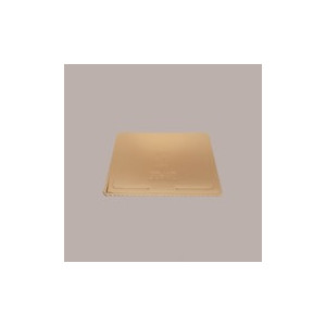 10 Pz Sottotorta Vassoio Cartone Quadrato Oro-Nero Microtriplo 40x40cm [aa6a4b05]