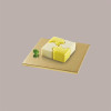 3 Pz Sottotorta Quadrato Alto Ideale per Cake Design in Cartoncino Rigido Oro 35x35 cm [6e7d9d38]