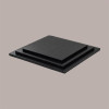 3 Pz Sottotorta Quadrato Alto Ideale per Cake Design in Cartoncino Rigido Nero 35x35 cm [e2d8b324]