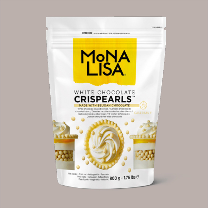 Cerealini Ricoperti con Cioccolato Bianco Crispearls White CALLEBAUT 800 gr [0a03af0b]