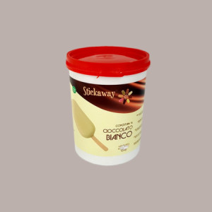 1,2 Kg Stickaway Copertura Cioccolato Bianco ideale per Stecco Biscotto Gelato Leagel [0f181d40]