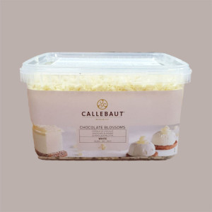1 Kg Trucioli Riccioli di Cioccolato Bianco Blossoms Callebaut [723582e9]
