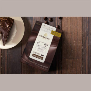 400 gr Cioccolato Fondente di Copertura 811 in Bottoni Callebaut [99aedab4]