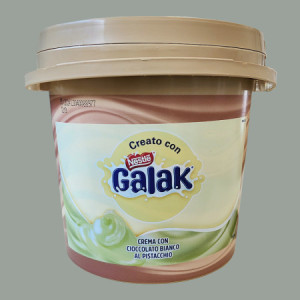 3 Kg Crema Spalmabile Gusto Cioccolato Bianco al Pistacchio Galak Nestlè Ideale per Farcitura Cornetti Dolci [9dd43d00]