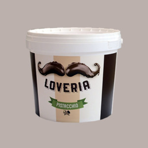 5,5 Kg Crema Spalmabile Loveria Gusto Pistacchio Ideale per Gelato Yogurt Leagel
