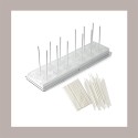 1 Pz Set 2 Stampi MUL 3D con 50 Bastoncini per Gelato a Forma di Sfere Dm 28 mm [d23a9590]