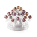 1 Pz Espositore Pops Stand per Cake Pops, Easy Pops e Finger Mini su Stecco Grafica Bianco Dm 220H110mm [63ab399c]