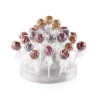 1 Pz Espositore Pops Stand per Cake Pops, Easy Pops e Finger Mini su Stecco Grafica Bianco Dm 220H110mm [63ab399c]