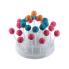 1 Pz Espositore Pops Stand per Cake Pops, Easy Pops e Finger Mini su Stecco Grafica Bianco Dm 220H110mm [66fb7e82]