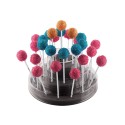 1 Pz Espositore Pops Stand per Cake Pops, Easy Pops e Finger Mini su Stecco Grafica Nera Dm 220H110mm [6ea90e51]