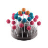 1 Pz Espositore Pops Stand per Cake Pops, Easy Pops e Finger Mini su Stecco Grafica Nera Dm 220H110mm [6ea90e51]
