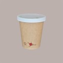 50 Pz Bicchiere Termico in Carta Bianca Ideale per Cappuccino 200cc(7oz) BH20 [fb560c8f]
