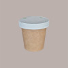 100 Pz Bicchiere Carta Termico Caffè 80cc(3oz) Avana Marrone Naturale [8553a5ee]