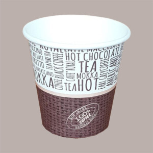 100 Bicchiere Termico per Caffè 80cc (3oz) in Carta Grafica Juta New [a8c0f382]