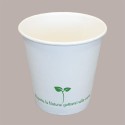 100 Pz Bicchiere Termico per Caffè 80cc in Carta Bianca 3oz B05 [56c5af2d]