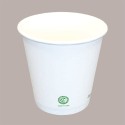 100 Pz Bicchiere Termico per Caffè 80cc in Carta Bianca 3oz B05 [e4882937]