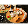 50 Pz Astuccio Porta Sushi Biscotti Dolcetti Finestrato Carta Avana 168x113H48 mm [07d29bb4]