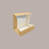 50 Pz Astuccio Porta Sushi Biscotti Dolcetti Finestrato Carta Avana 168x113H48 mm [b0cf5ab0]