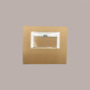 50 Pz Astuccio Porta Sushi Biscotti Dolcetti Finestrato Carta Avana 168x113H48 mm [0282dcaa]