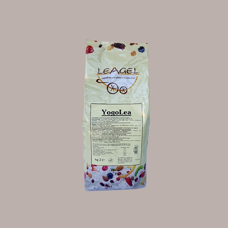 2 Kg YogoLea Preparato in Polvere per Yogurt Gelato a Basso Dosaggio Leagel [2cc34e96]