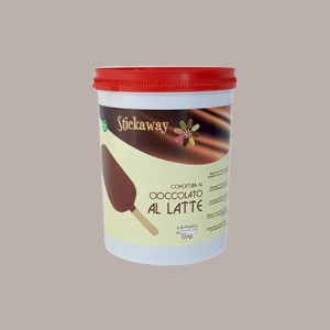 1,2 Kg Copertura Cioccolato al Latte ideale per Stecco Biscotto Gelato Stickaway  Leagel [b805dc44]