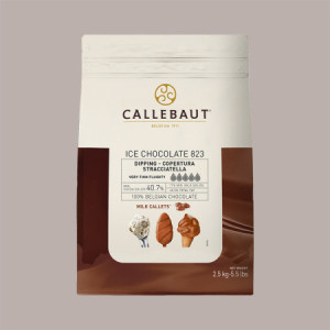 2,5 Kg Cioccolato Copertura al Latte Ice ideale per Stecco Biscotto Gelato Callebaut