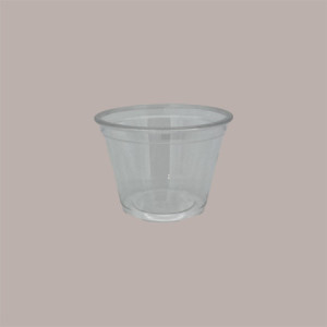 50 Pz Coppa Vasetto Trasparente per Yogurt e Gelato in Polietilene Pet 270cc [47b8360b]