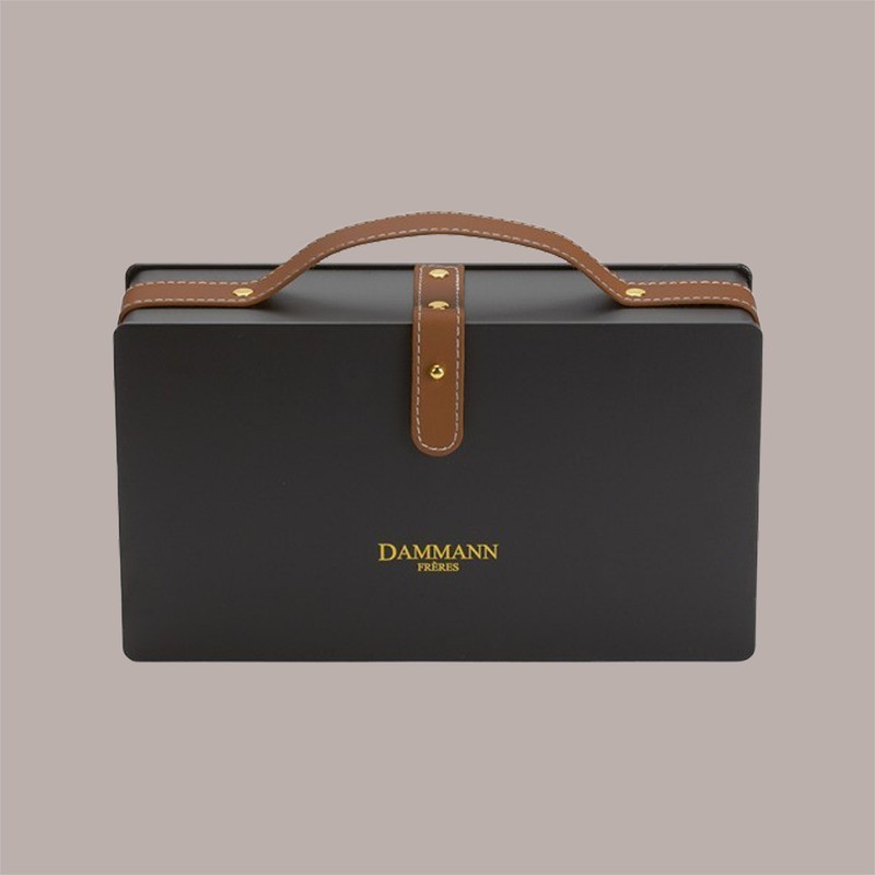 Valigetta Nera di Tè Nero 4x30g Coffret Superbe Dammann Domori [6f01d31c]