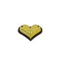 Valigetta per Decorazioni Torte Compleanno con Numeri Oro, Candeline Rosa e Base Candeline a Cuore Oro [3676e2a9]