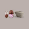 50 Pz Vaschetta Bio Gelato Browny Base + Coperchio 1000 gr [832d9dd1]