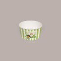 180 Pz Coppetta Gelato Carta 230cc Maxi Grafica Fruits&Stripes Verde Chiaro [37af5933]