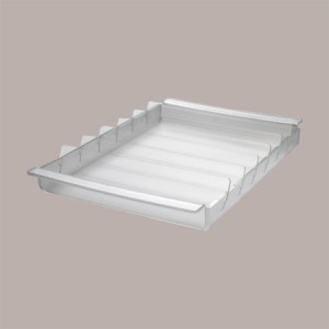 Espositore Rettangolare in Plexiglass per Biscotti Stecco Mini Gelato 370x235H35mm