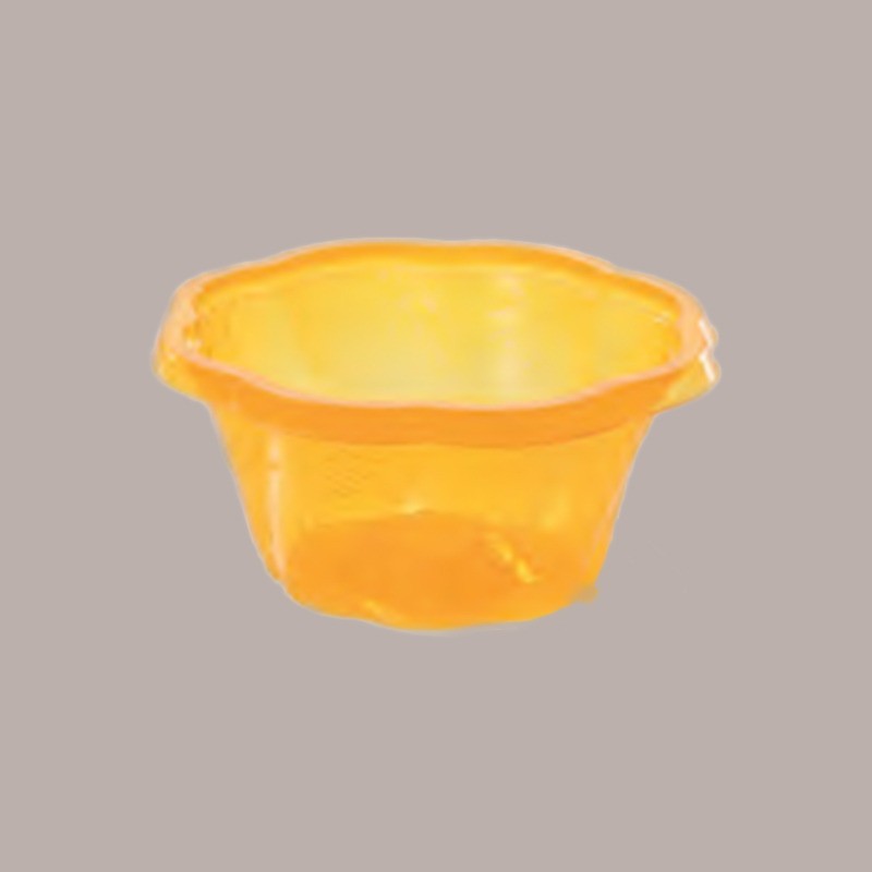 Coppetta Cup BIO PLA JOY 130cc Arancio per Gelato ALCAS 50 pezzi [423913cb]